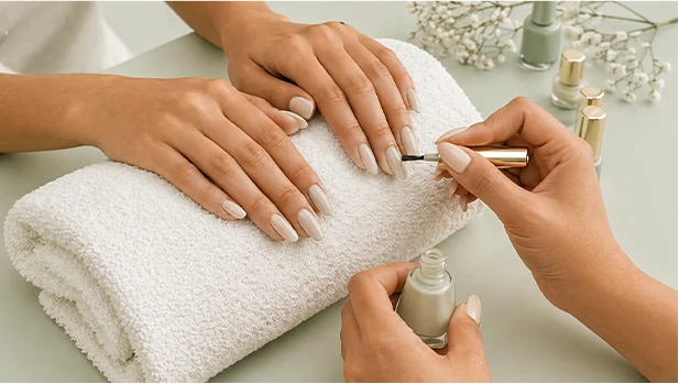 green manicure service image